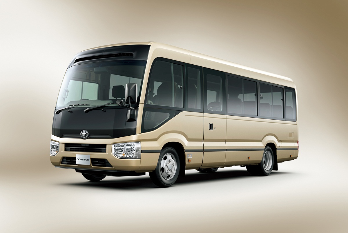 All New Toyota Coaster Minibus รุ่นใหม่หมดเผยราคาแล้วที่ญี่ปุ่น